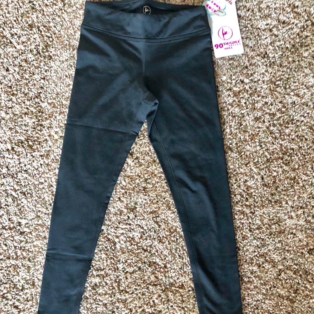 90 degree soft black athletic leggings